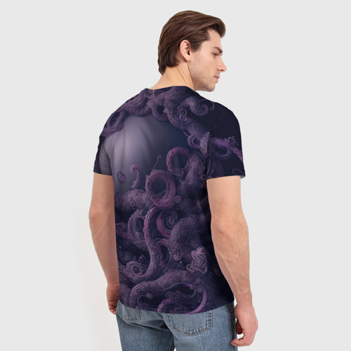 Мужская футболка 3D Останки Ктулху, цвет 3D печать - фото 4