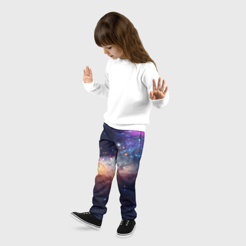 Детские брюки 3D Комическое пространство, цвет 3D печать - фото 3