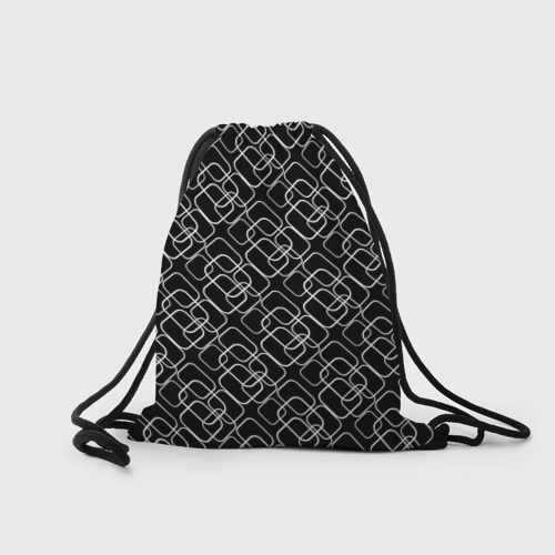 Рюкзак-мешок 3D Кольца на черном - фото 2