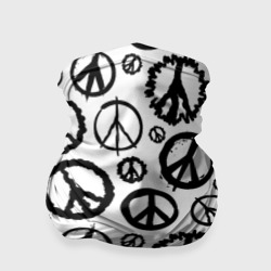 Бандана-труба 3D Many peace logo