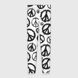 Леггинсы 3D Many peace logo