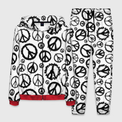 Мужской костюм 3D Many peace logo