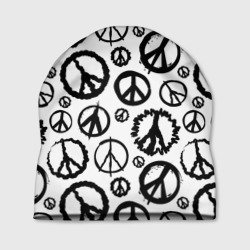 Шапка 3D Many peace logo