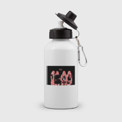 Бутылка спортивная Группа Blackpink в ярко-розовых тонах