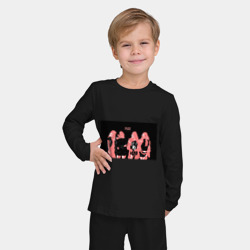 Детская пижама с лонгсливом хлопок Группа Blackpink в ярко-розовых тонах - фото 2
