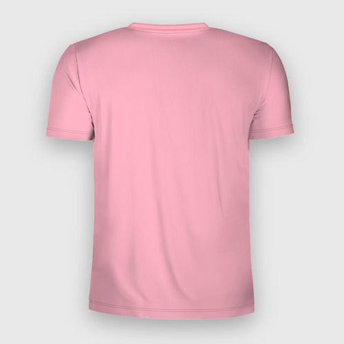 Мужская футболка 3D Slim с принтом Blackpink Square one, вид сзади #1