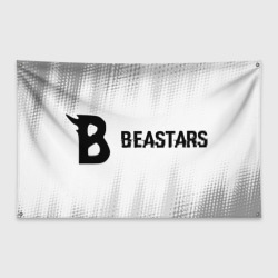 Флаг-баннер Beastars glitch на светлом фоне: надпись и символ