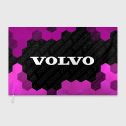 Флаг 3D Volvo pro racing: надпись и символ