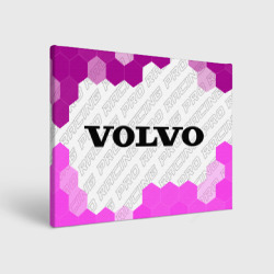 Холст прямоугольный Volvo pro racing: надпись и символ