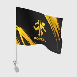 Флаг для автомобиля Portal - gold gradient