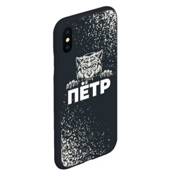 Чехол для iPhone XS Max матовый Пётр зубастый волк - фото 2