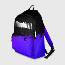 Рюкзак 3D Limp Bizkit purple grunge