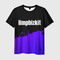 Limp Bizkit purple grunge – Мужская футболка 3D с принтом купить со скидкой в -26%