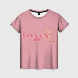 Женская футболка 3D Barbenheimer Pink edition