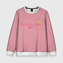 Детский свитшот 3D Barbenheimer Pink edition