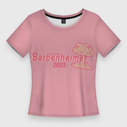 Женская футболка 3D Slim Barbenheimer Pink edition