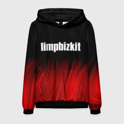 Мужская толстовка 3D Limp Bizkit red plasma