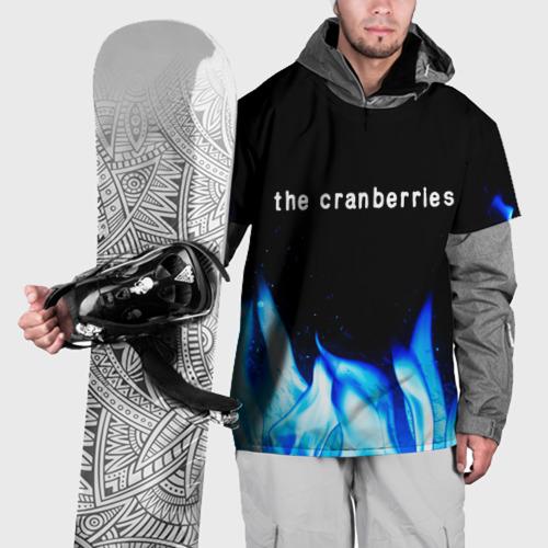 Накидка на куртку 3D The Cranberries blue fire, цвет 3D печать