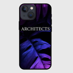 Чехол для iPhone 13 mini Architects neon monstera