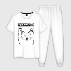 Мужская пижама хлопок Scorpions - rock cat