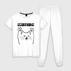 Женская пижама хлопок Scorpions - rock cat