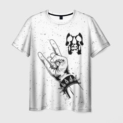 Мужская футболка 3D Deftones и рок символ