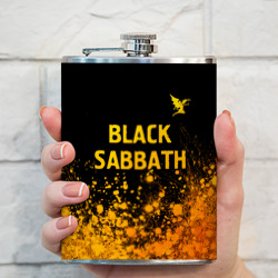 Фляга Black Sabbath - gold gradient: символ сверху - фото 2