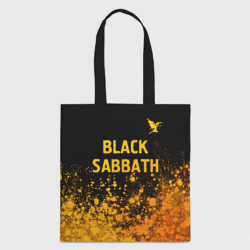 Шоппер 3D Black Sabbath - gold gradient: символ сверху