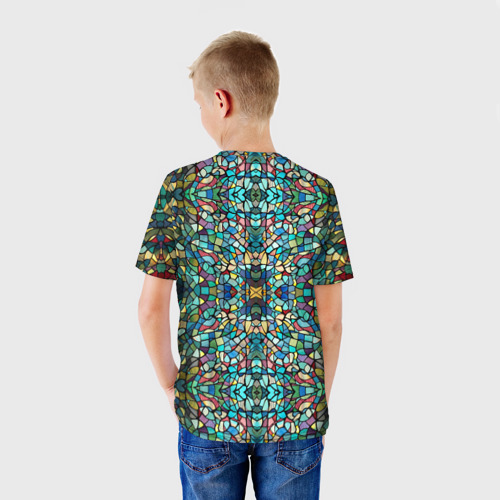 Детская футболка 3D Сказочная мозаика, цвет 3D печать - фото 4