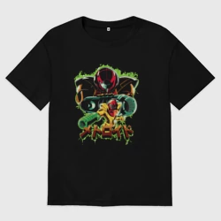 Женская футболка хлопок Oversize Samus Aran