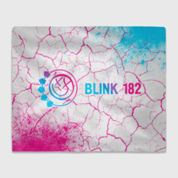 Blink 182 neon gradient style: надпись и символ – Плед 3D с принтом купить со скидкой в -14%