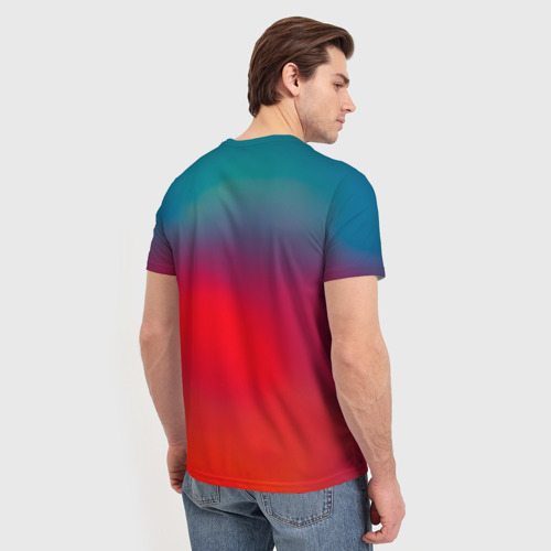Мужская футболка 3D Красочный веселый роджер, цвет 3D печать - фото 4