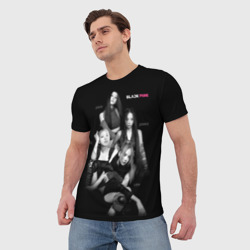 Мужская футболка 3D Blackpink girl group - фото 2