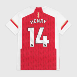 Мужская футболка 3D Тьерри Анри Арсенал Лондон форма домашняя