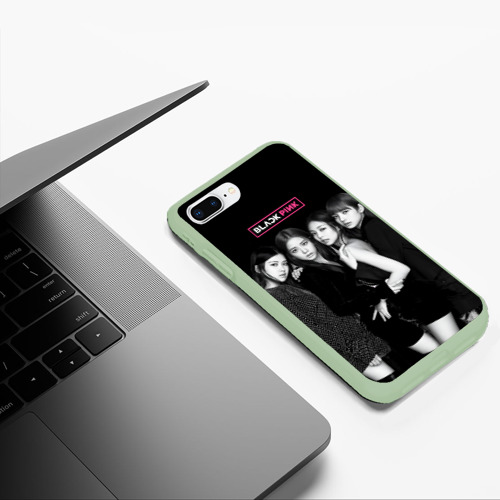 Чехол для iPhone 7Plus/8 Plus матовый с принтом Blackpink - girl group, фото #5