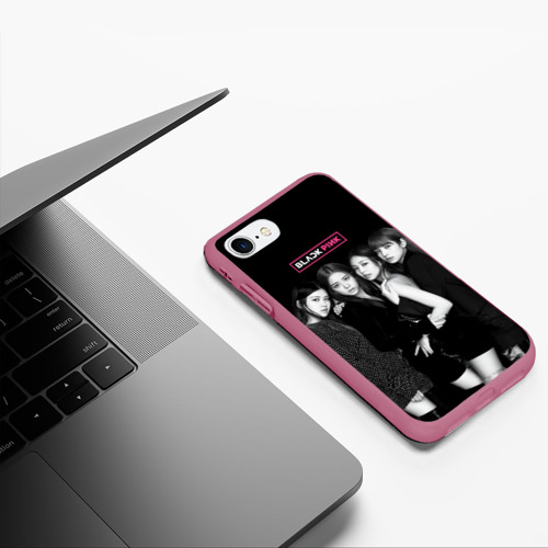 Чехол для iPhone 7/8 матовый с принтом Blackpink - girl group, фото #5