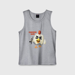 Детская майка хлопок Chicken Gun злой