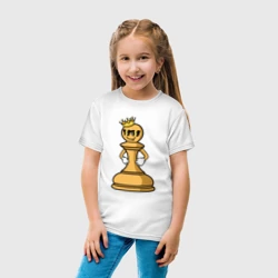Детская футболка хлопок Шахматная пешка InChess - фото 2
