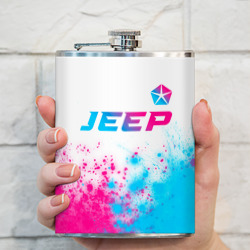 Фляга Jeep neon gradient style: символ сверху - фото 2