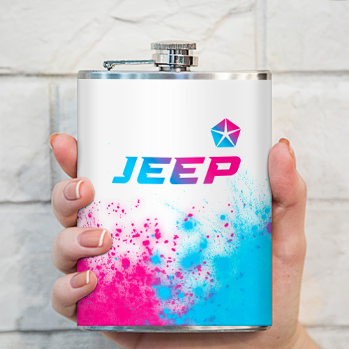 Фляга Jeep neon gradient style: символ сверху - фото 3