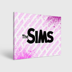 Холст прямоугольный The Sims pro gaming: надпись и символ