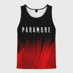 Мужская майка 3D Paramore red plasma