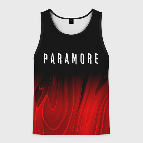 Мужская майка 3D Paramore red plasma, цвет 3D печать