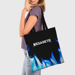 Шоппер 3D Megadeth blue fire - фото 2