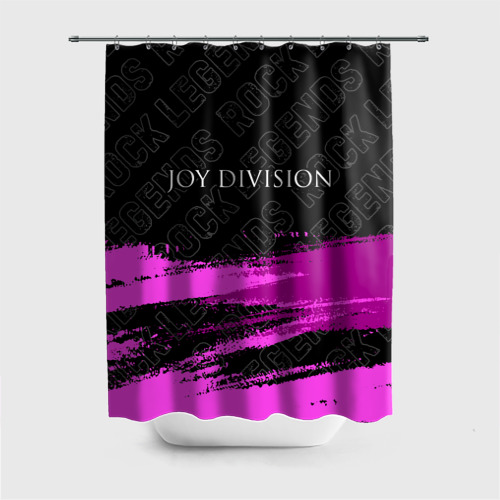 Штора 3D для ванной Joy Division rock Legends: символ сверху