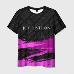 Мужская футболка 3D Joy Division rock Legends: символ сверху
