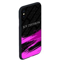 Чехол для iPhone XS Max матовый Joy Division rock Legends: символ сверху - фото 2