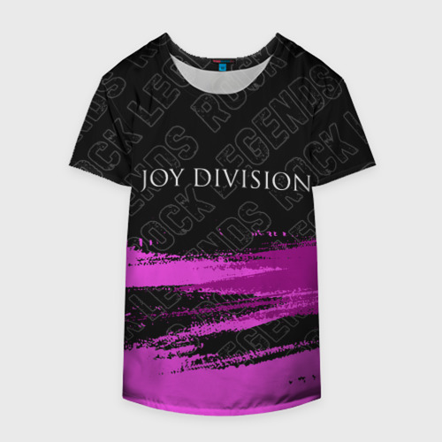 Накидка на куртку 3D Joy Division rock Legends: символ сверху, цвет 3D печать - фото 4