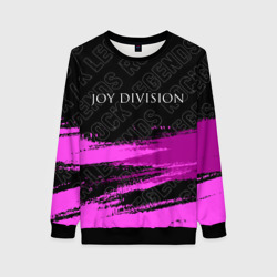 Женский свитшот 3D Joy Division rock Legends: символ сверху