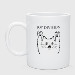 Кружка керамическая Joy Division - rock cat